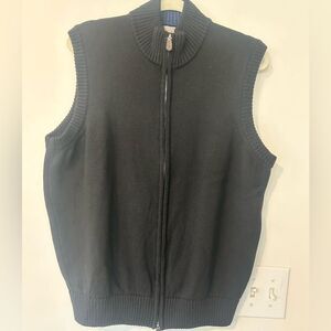 Thomas Dean Merino Wool Men’s Vest Sweater L